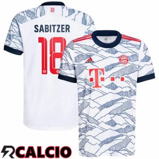 Terza Maglia Bayern Monaco (Sabitzer 18) Terza Bianco 2021 2022