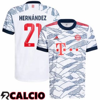 Terza Maglia Bayern Monaco (Hernández 21) Terza Bianco 2021 2022  Terza Maglia Bayern Monaco (Hernández 21) Terza Bianco 2021 2022