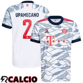 Terza Maglia Bayern Monaco (Upamecano 2) Terza Bianco 2021 2022