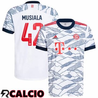 Terza Maglia Bayern Monaco (Musiala 42) Terza Bianco 2021 2022