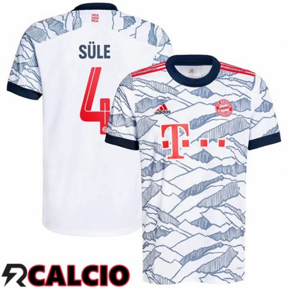 Terza Maglia Bayern Monaco (Süle 4) Terza Bianco 2021 2022