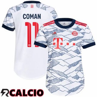 Terza Maglia Bayern Monaco (Coman 11) Donna Terza Bianco 2021 2022