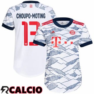 Terza Maglia Bayern Monaco (Choupo-Moting 13) Donna Terza Bianco 2021 2022