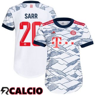 Terza Maglia Bayern Monaco (Sarr 20) Donna Terza Bianco 2021 2022