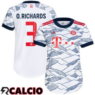 Terza Maglia Bayern Monaco (O. Richards 3) Donna Terza Bianco 2021 2022