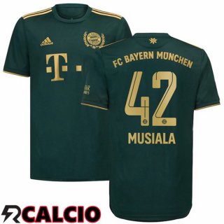 Quarto Maglia Bayern Monaco (Musiala 42) Verde 2021 2022