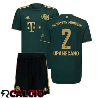 Quarto Maglia Bayern Monaco (Upamecano 2) Bambino Verde 2021 2022