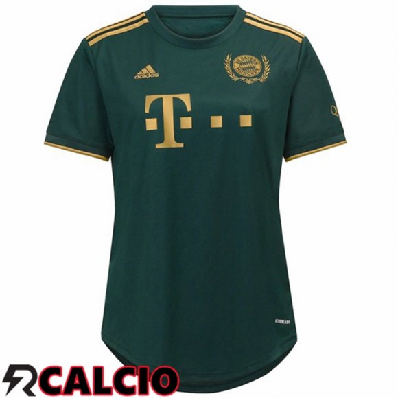 Quarto Maglia Bayern Monaco Donna Verde 2021 2022