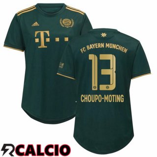 Quarto Maglia Bayern Monaco (Choupo-Moting 13) Donna Verde 2021 2022