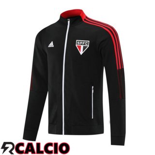 Giacca Calcio Sao Paulo FC Nero 2021/2022  Giacca Calcio Sao Paulo FC Nero 2021/2022