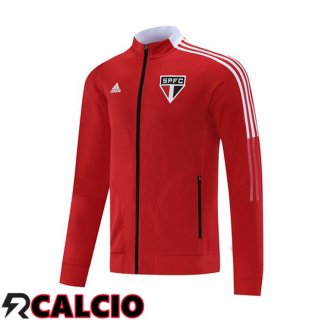 Giacca Calcio Sao Paulo FC Rosso 2021/2022  Giacca Calcio Sao Paulo FC Rosso 2021/2022