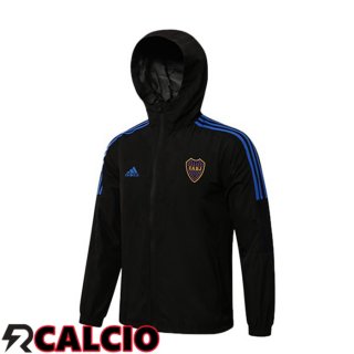Giacca Con Cappuccio Boca Juniors Nero 2021/2022  Giacca Con Cappuccio Boca Juniors Nero 2021/2022