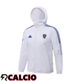 Giacca Con Cappuccio Boca Juniors Bianco 2021/2022  Giacca Con Cappuccio Boca Juniors Bianco 2021/2022