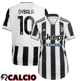 Prima Maglia Juventus (DYBALA 10) Donna NeR2/Bianco 2021/2022