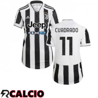 Prima Maglia Juventus (CUADRADO 11) Donna NeR2/Bianco 2021/2022
