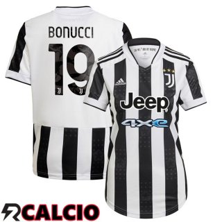 Prima Maglia Juventus (Bonucci 19) Donna NeR2/Bianco 2021/2022