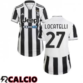 Prima Maglia Juventus (LOCATELLI 27) Donna NeR2/Bianco 2021/2022
