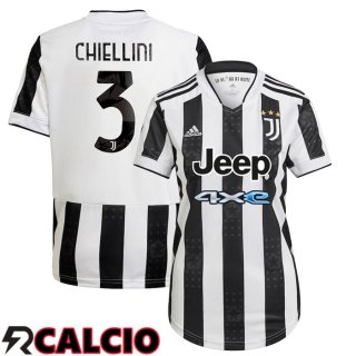Prima Maglia Juventus (CHIELLINI 3) Donna NeR2/Bianco 2021/2022