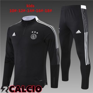 Tuta Calcio Bambino AFC Ajax Nero 2021/2022  Tuta Calcio Bambino AFC Ajax Nero 2021/2022