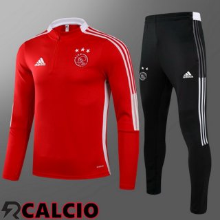 Tuta Calcio Bambino AFC Ajax Rosso 2021/2022  Tuta Calcio Bambino AFC Ajax Rosso 2021/2022