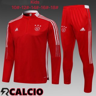 Tuta Calcio Bambino AFC Ajax Rosso 2021/2022  Tuta Calcio Bambino AFC Ajax Rosso 2021/2022