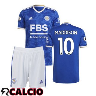 Prima Maglia Leicester City (MADDISON 10) Bambino Blu 2021 2022  Prima Maglia Leicester City (MADDISON 10) Bambino Blu 2021 2022
