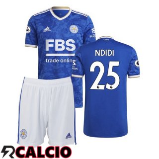 Prima Maglia Leicester City (NDIDI 25) Bambino Blu 2021 2022  Prima Maglia Leicester City (NDIDI 25) Bambino Blu 2021 2022