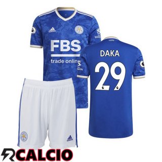 Prima Maglia Leicester City (DAKA 29) Bambino Blu 2021 2022  Prima Maglia Leicester City (DAKA 29) Bambino Blu 2021 2022