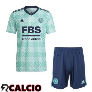 Seconda Maglia Leicester City Bambino Verde 2021 2022  Seconda Maglia Leicester City Bambino Verde 2021 2022