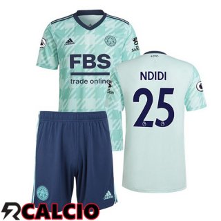 Seconda Maglia Leicester City (NDIDI 25) Bambino Verde 2021 2022  Seconda Maglia Leicester City (NDIDI 25) Bambino Verde 2021 2022