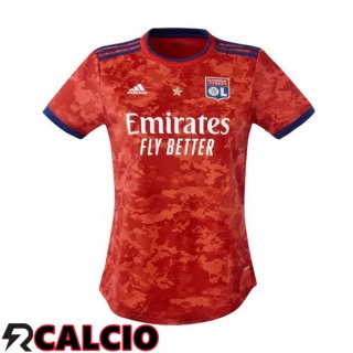Seconda Maglia Lyon OL Donna Rosso 2021/2022
