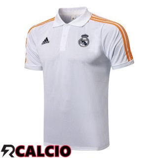 Maglia Polo Real Madrid Bianco 2021/2022  Maglia Polo Real Madrid Bianco 2021/2022