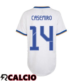 Prima Maglia Real Madrid (CASEMIRO 14) Donna Bianco 2021/2022