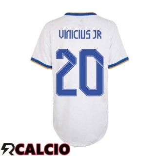 Prima Maglia Real Madrid (VINI JR 20) Donna Bianco 2021/2022