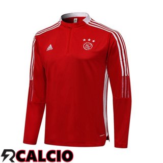 Felpa Allenamento AFC Ajax Rosso 2021/2022  Felpa Allenamento AFC Ajax Rosso 2021/2022