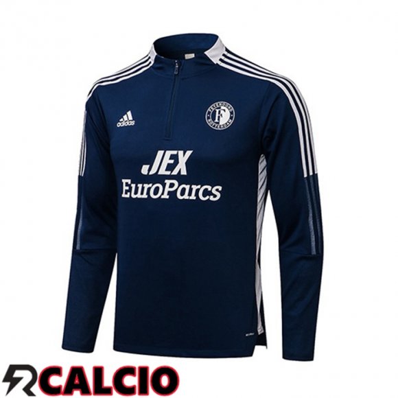 Felpa Allenamento Feyenoord Blu Royal 2021/2022  Felpa Allenamento Feyenoord Blu Royal 2021/2022