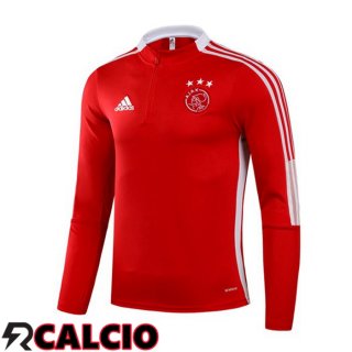 Felpa Allenamento AFC Ajax Rosso 2021/2022  Felpa Allenamento AFC Ajax Rosso 2021/2022