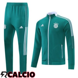 Insieme Tuta Calcio - Giacca Bayern Monaco Verde 2021/2022
