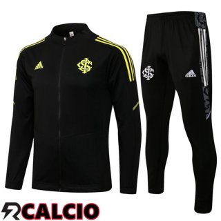 Insieme Tuta Calcio - Giacca SC Internacional Nero 2021/2022  Insieme Tuta Calcio - Giacca SC Internacional Nero 2021/2022
