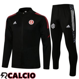 Insieme Tuta Calcio - Giacca SC Internacional Nero 2021/2022  Insieme Tuta Calcio - Giacca SC Internacional Nero 2021/2022