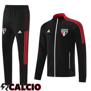 Insieme Tuta Calcio - Giacca Sao Paulo FC Nero 2021/2022