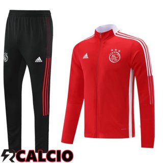 Insieme Tuta Calcio - Giacca AFC Ajax Rosso 2021/2022
