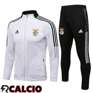 Insieme Tuta Calcio - Giacca S.L Benfica Bianco 2021/2022