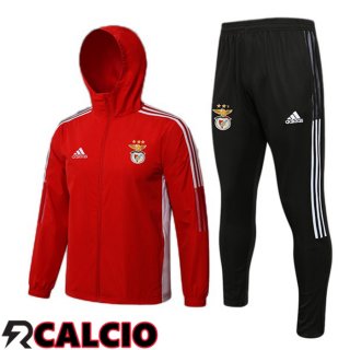 Giacca Con Cappuccio Tuta Calcio S.L Benfica Rosso 2021/2022