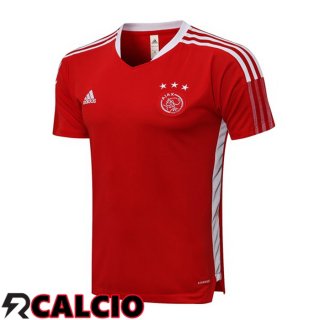 T Shirt Allenamento AFC Ajax Rosso 2021/2022