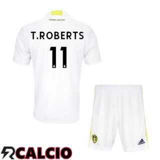 Prima Maglia Leeds United (T.ROBERTS 11) Bambino Bianco 2021 2022