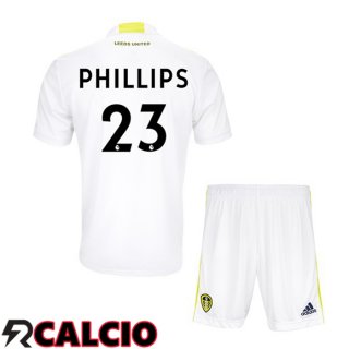 Prima Maglia Leeds United (PHILLIPS 23) Bambino Bianco 2021 2022
