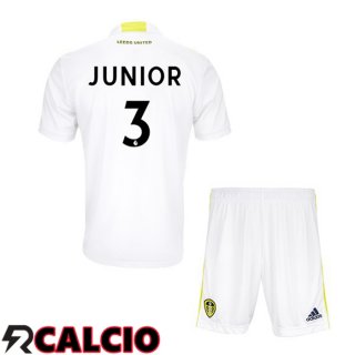 Prima Maglia Leeds United (JUNIOR 3) Bambino Bianco 2021 2022