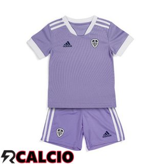 Terza Maglia Leeds United Bambino Terza Viola 2021 2022