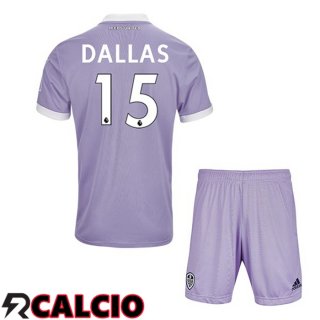 Terza Maglia Leeds United (DALLAS 15) Bambino Terza Viola 2021 2022